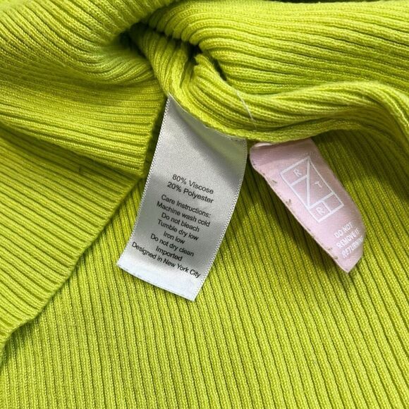 Emilia George Yellow Ribbed Eliza Maternity Top M - Picture 5 of 6